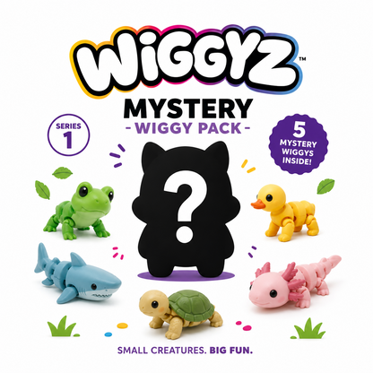 Wiggyz Series 1 Mystery Wiggy Pack of 5